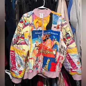 2025 Disney Parks Quilted Jacket Classic Tales Cinderella Sleeping Beauty XL